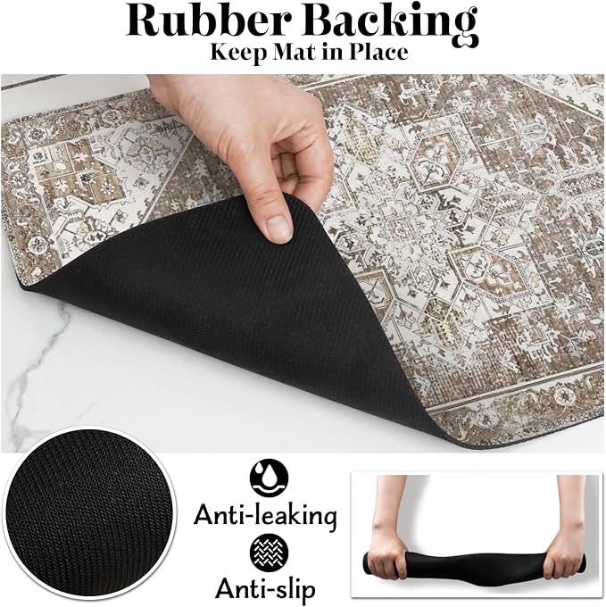 Dog Food Mats for Floors, Absorbent Dog Bowl Mat for Food and Water Dispenser - Image 6