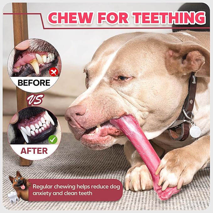 Dog Toys for Aggressive Chewers, Indestructible Dog Bones for Aggressive Chewers - Image 3