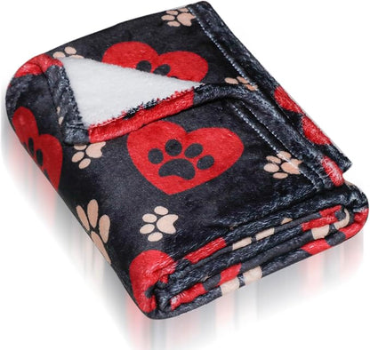 Dog Blankets for Large Dogs, Fuzzy Soft Pet Mat Throw Cover for Kennel Crate Bed - Image 5
