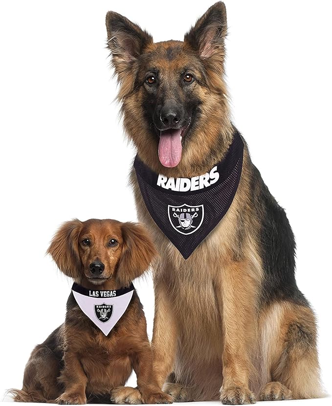 Pets First NFL LAS Vegas Raiders Reversible Bandana Size XX-Large - Image 4