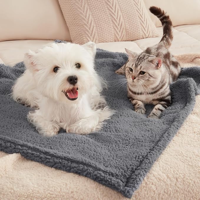 1 Pack 3 Calming Blankets Fluffy Premium Fleece Pet Blanket Soft Sherpa Throw - Image 6