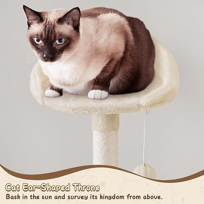 Yaheetech 63.5in Extra Large Cat Tree Condo - Image 4