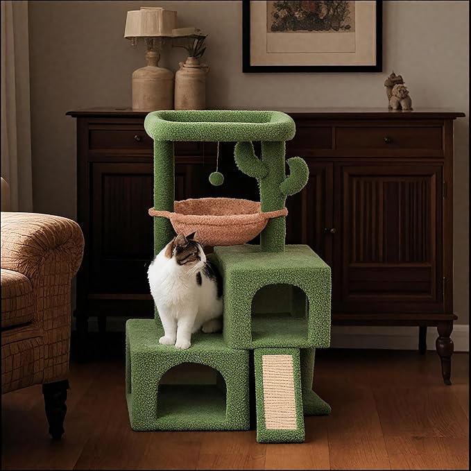 37.4" Cactus Cat Tree Tower - Image 6