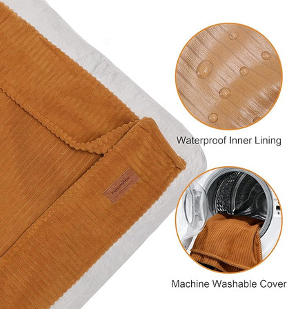 FUKUMARU 5.5-Inch Thick Dog Bed Mat, Washable Cat Bed - Image 4