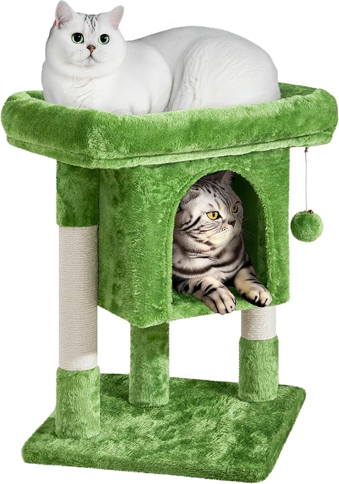 Yaheetech 23.5in Cat Tree, Cute Cat Tower by Yaheetech
