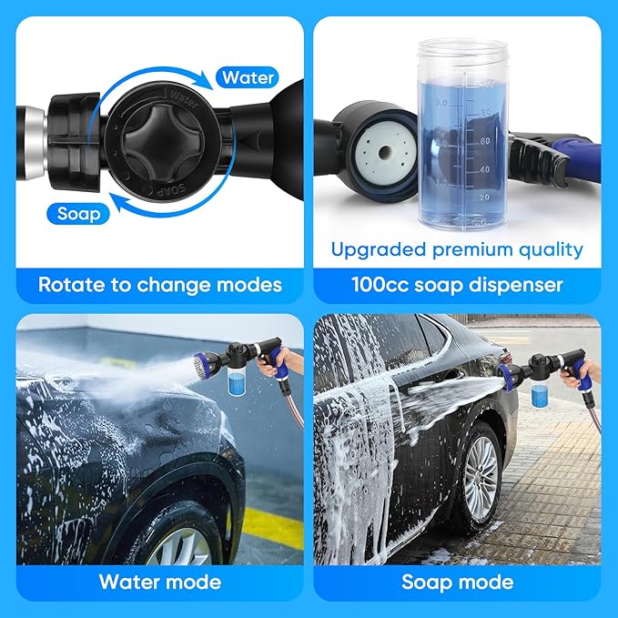 Dog Shower Attachment Water Hose Nozzle Sprayer Set - Image 7