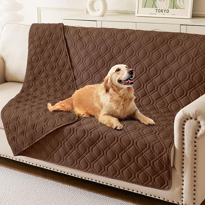 hyha Waterproof Dog Bed Blanket, Soft Pet Blankets, Waterproof Couch Cover by hyha