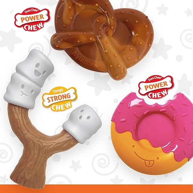 Nylabone Power Chew Toy Bundle, Cute Dog Toys - Image 3