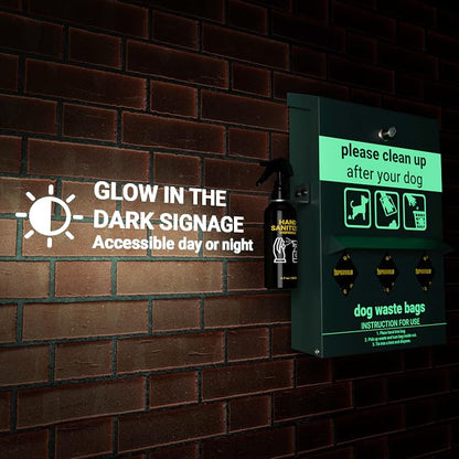 Original Glow in the Dark Dog Poop Station Outdoor - Image 2