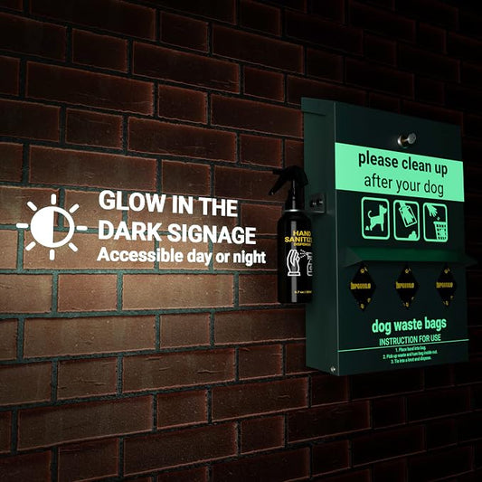 Original Glow in the Dark Dog Poop Station Outdoor - Image 2
