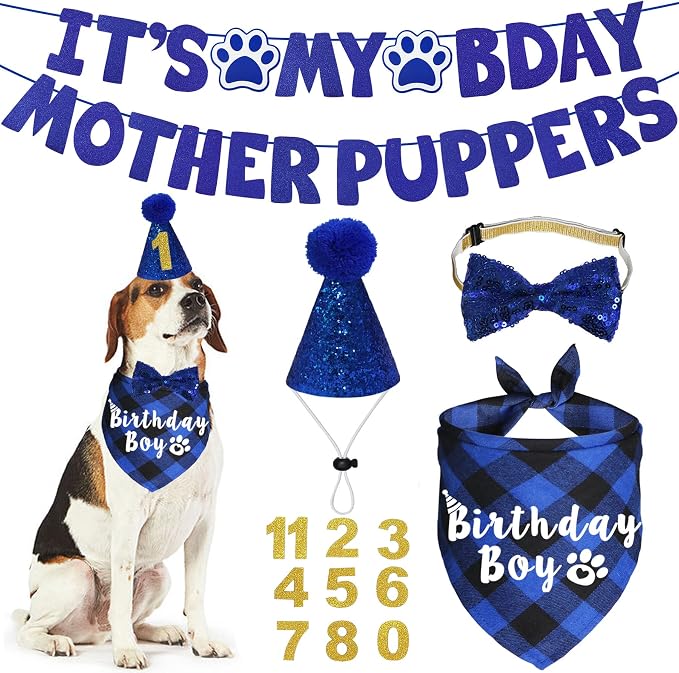 Dog Birthday Party Supplies by JOTFA