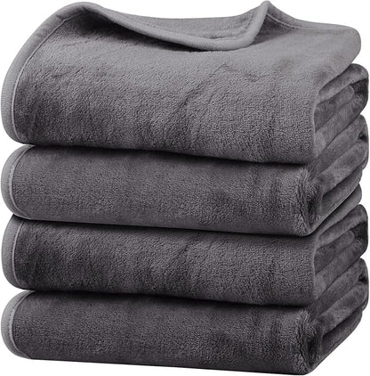 Onarway Dog Blanket Washable for Puppy: 4 Packs Dog Blankets 40”x28” by Onarway