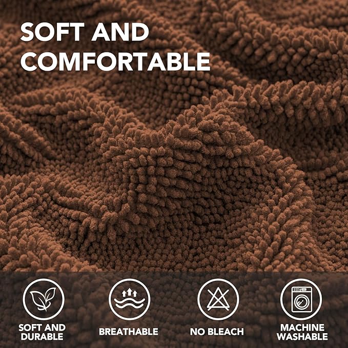 H.VERSAILTEX Non Slip Pet Couch Cover Chenille Dog Bed Protector Thick Soft - Image 2