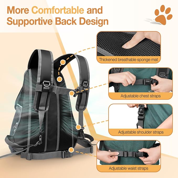 YUDODO Dog Front Carrier Backpack - Image 5
