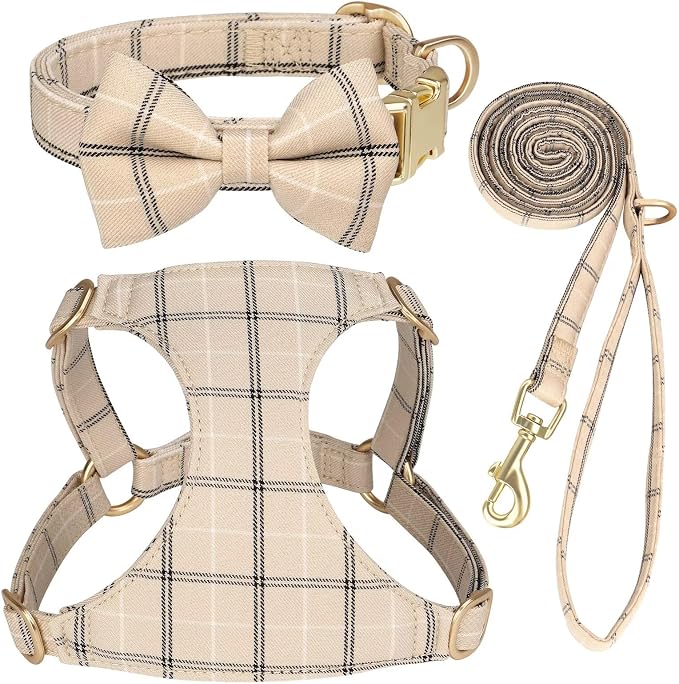 Beirui Cute Small Dog Harness Collar and Leash Set by Beirui