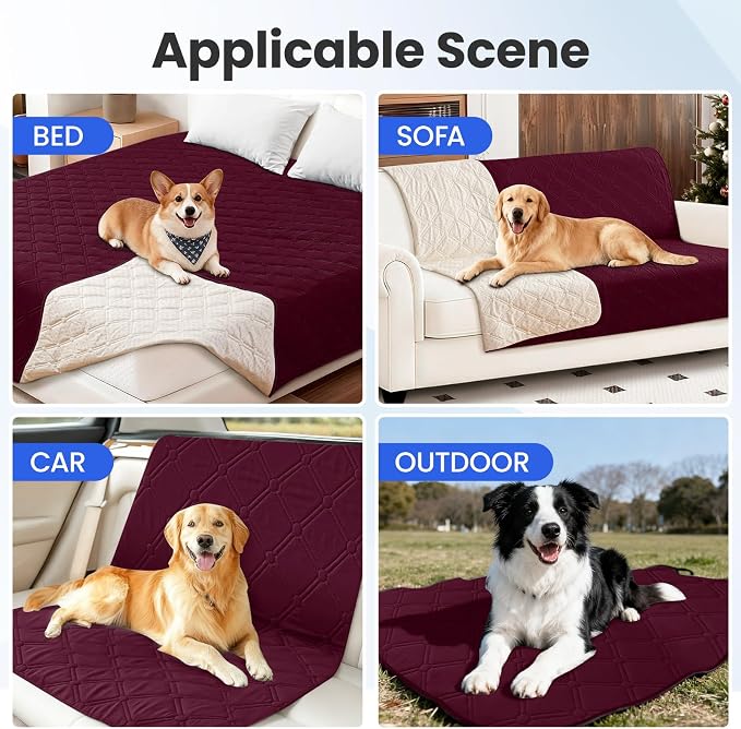 Waterproof Dog Bed Cover, Non-Slip Dog Blanket - Image 5