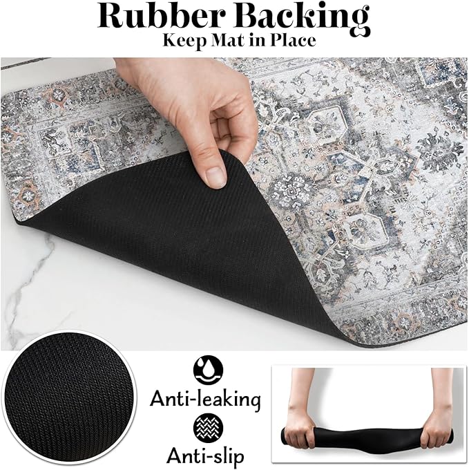 Dog Food Mats for Floors, Absorbent Dog Bowl Mat for Food and Water Dispenser - Image 6