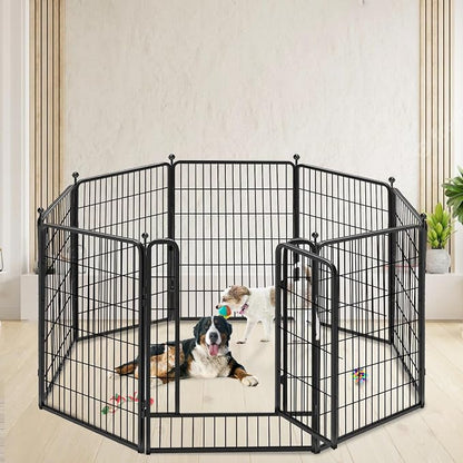 Dog Playpen 40 inch 2 Panels Indoor Dog Pen - Image 5