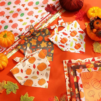 Chunful 100 Pieces Thanksgiving Dog Bandanas Bulk Fall Autumn Pet Bandanas - Image 5