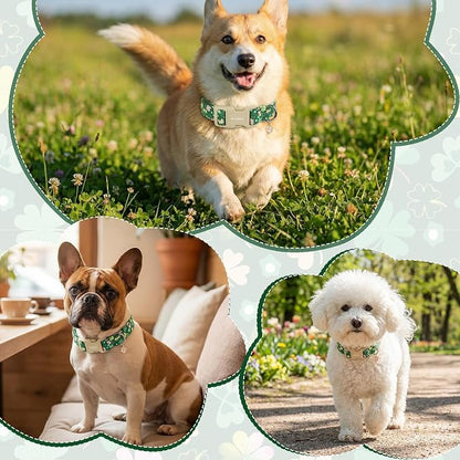 St. Patrick's Day Dog Collar, Adjustable Spring Cotton Collars Gifts - Image 5
