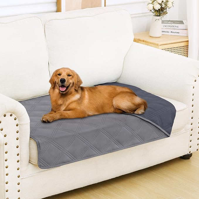 Smiry Waterproof Dog Bed Cover Blanket 30x53, Soft Reversible Pet Blanket by Smiry