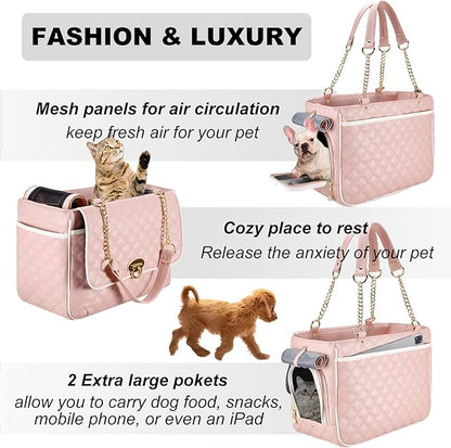 Fashion Dog Purse Carrier for Small Dogs - Image 4