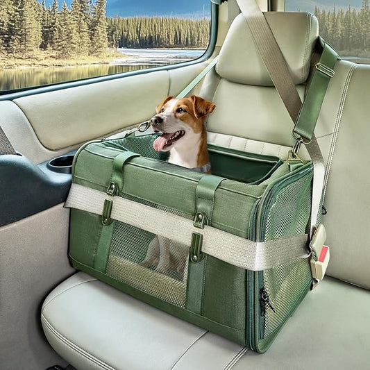 Petsfit 19x12x12 Pet Carrier for Large Cats, Soft-Sided Small Dog Travel Carrier by Petsfit