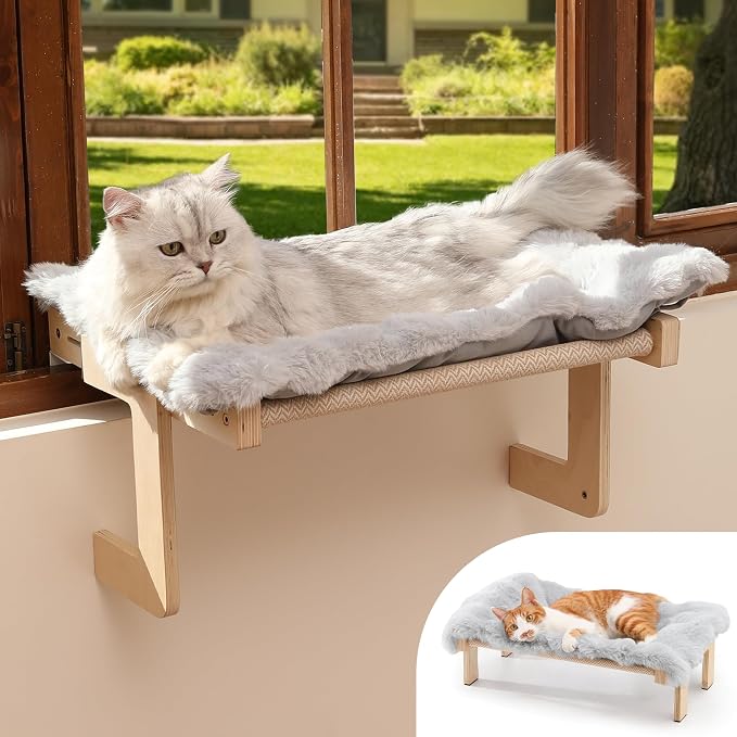 FUKUMARU Cat Window Perch, Transformable Cat Hammock by FUKUMARU