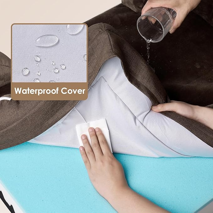 EHEYCIGA Orthopedic Dog Beds for Extra Large Dogs, Waterproof Memory Foam XL - Image 3