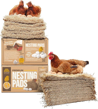 Eaton Pet and Pasture, Premium Laying Hen Nesting Pads, USA Grown & Sustainably by EatonPetPasture