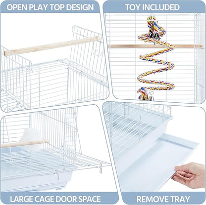 Yaheetech Open Play Top Travel Bird Cage - Image 6
