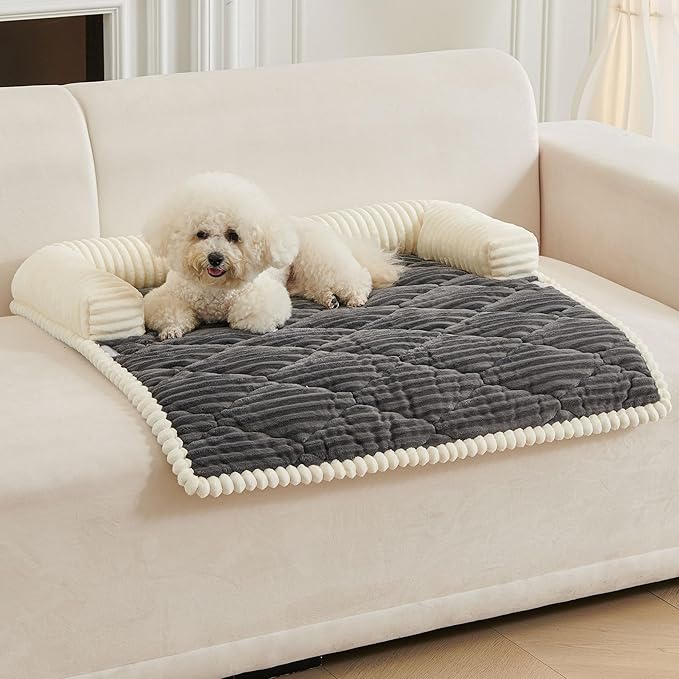 HAOMAIJIA Dog Couch Bed for Small Dogs, Non Slip Pet Couch Covers for Sofa by HAOMAIJIA