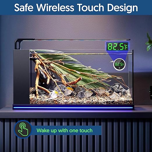 QZQ Fish Tank Thermometer Aquarium Thermometer Wireless Touch Stick Digital - Image 2