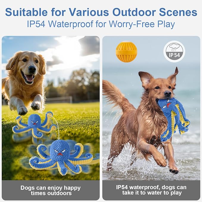 Interactive Dog Toys Octopus, Durable Automatic Jumping Dog Toy to Keep Them - Image 5