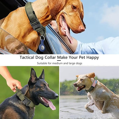 DAGANXI Tactical Dog Collar, Adjustable Military Training Nylon Dog Collar - Image 6