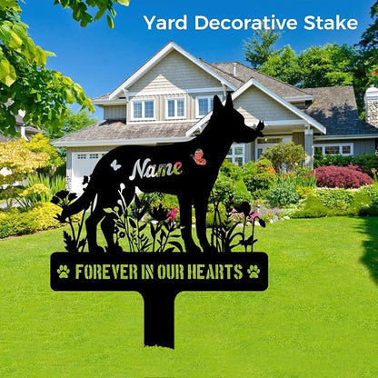 Custom Metal Dog Breed Memorial Stake – Personalized Pet Grave Marker Tombstone - Image 6