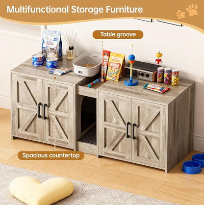 Cat Litter Box Enclosure Furniture - Image 4