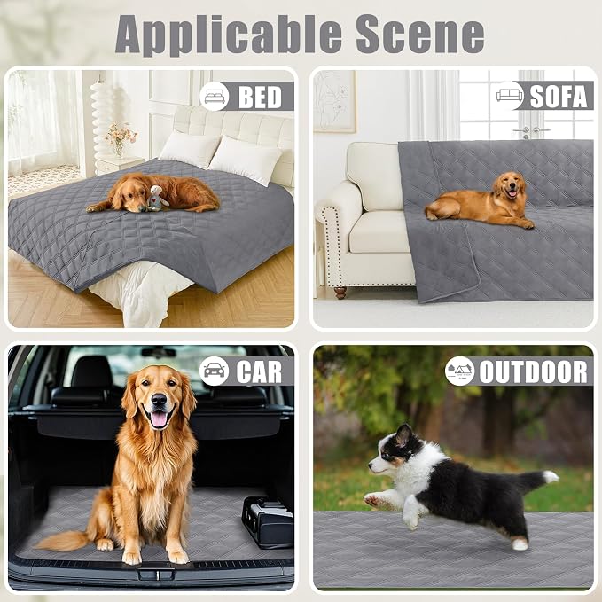 Smiry Waterproof Dog Bed Cover Blanket 30x70, Soft Reversible Pet Blanket - Image 5