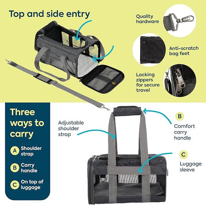 Sherpa Original Deluxe Travel Pet Carrier, Airline Approved & Guaranteed On - Image 4