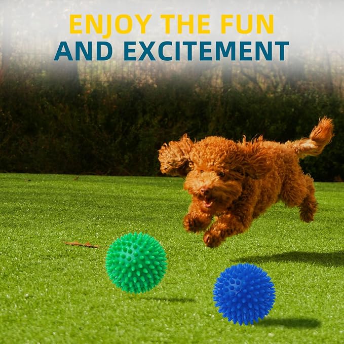 SHARLOVY 4.5'' Squeaky Dog Toy Balls - Image 7