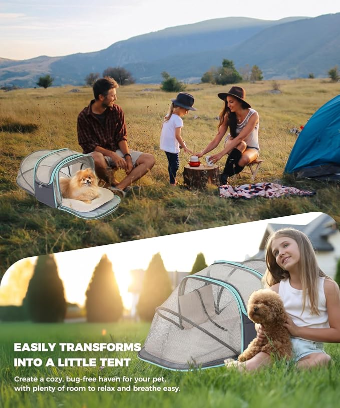 Expandable Cat & Small Dog Carrier Backpack, Soft-Sided Airline-Approved Pet - Image 7