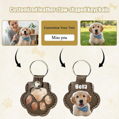 Personalized Dog Hair Keychain Pet Fur Keepsake Pet Memorial Cute Storage - Image 3