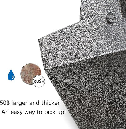 Pooper Scooper, Metal Aluminum Tray and Spade Poop Scoop Set - Image 5