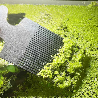 Aquarium Duckweed Removal Tool, 6.5 x 3 inch Floating Plant Comb Spatula - Image 2