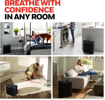Honeywell HEPA Air Purifier for Home, 938 Ft² Rooms in 1 Hour, Turbo Clean - Image 6