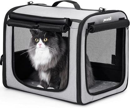 Pecute Dog Car Carrier Light Weight 19.7×16.9×14.8in, Dog Carrier Easy to by pecute