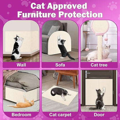 23.6x15.8 Cat Wall Scratcher Mat - Image 4
