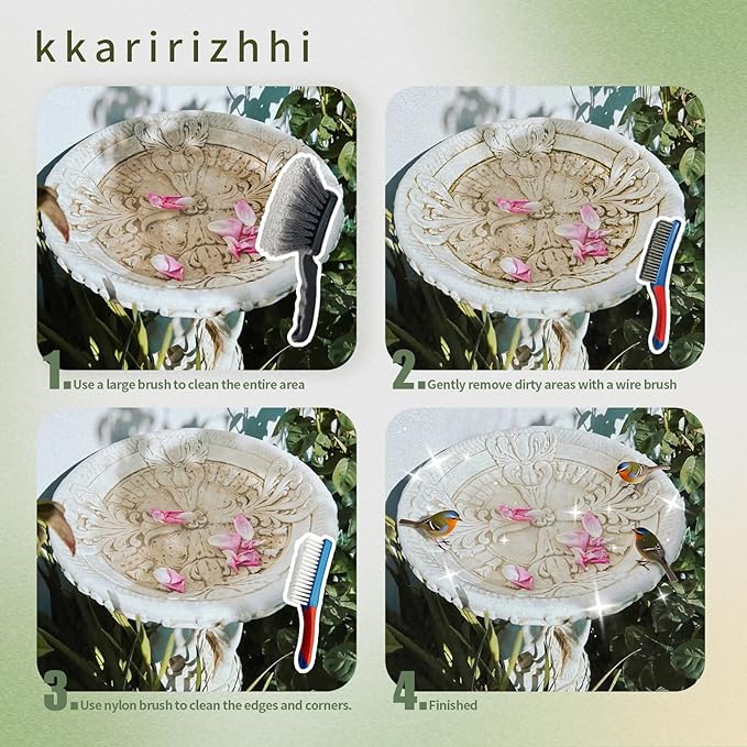 3 Pcs Brush for Cleaning Bird Bath - Image 2