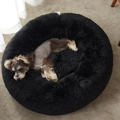 WESTERN HOME WH Calming Anti-Anxiety Donut Dog & Cat Bed, Warming Cozy Soft - Image 2