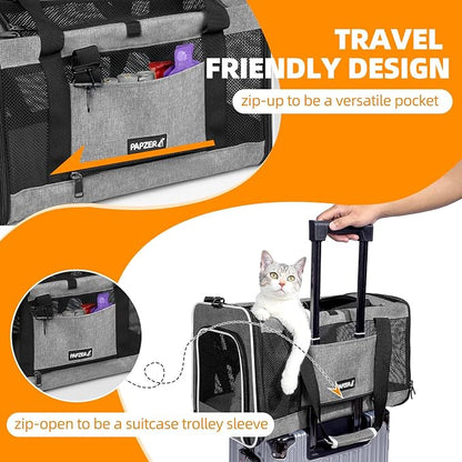 Cat Carrier Soft-Sided Travel Bag - Image 4